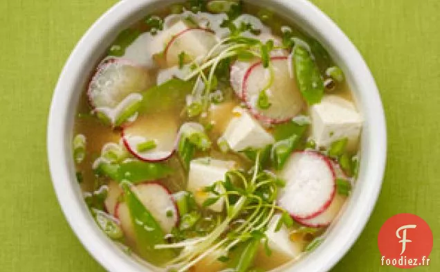Soupe Miso Aux Légumes Et Au Tofu