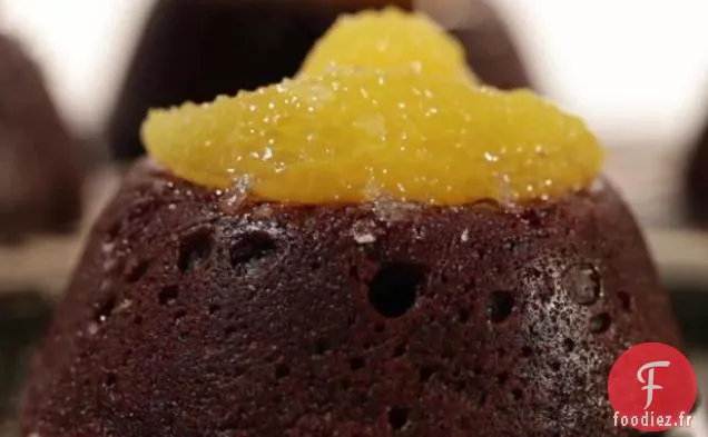 Gâteaux de Lave au Chocolat à l'Orange
