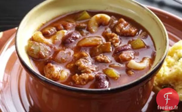 Chili de Dinde avec Pâtes
