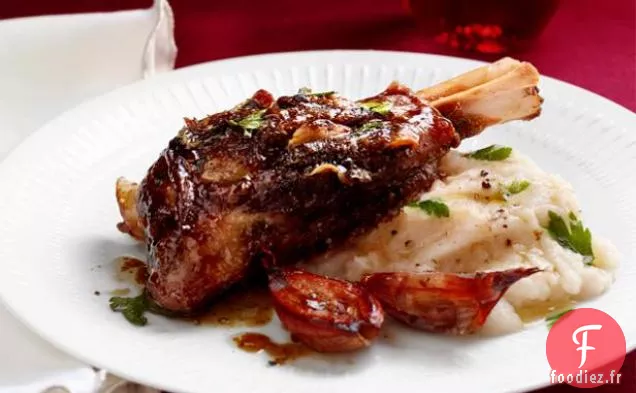 Jarrets d'Agneau Rôtis au Citron et aux Herbes