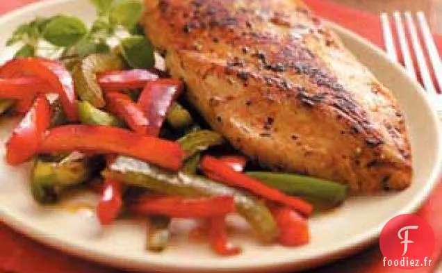 Poulet au Citron et Poivrons