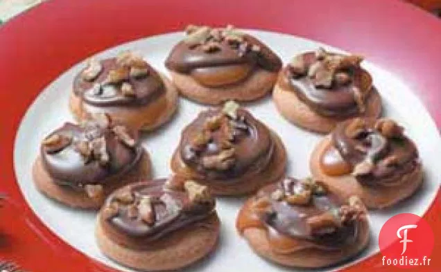 Gaufrettes au Chocolat et Caramel