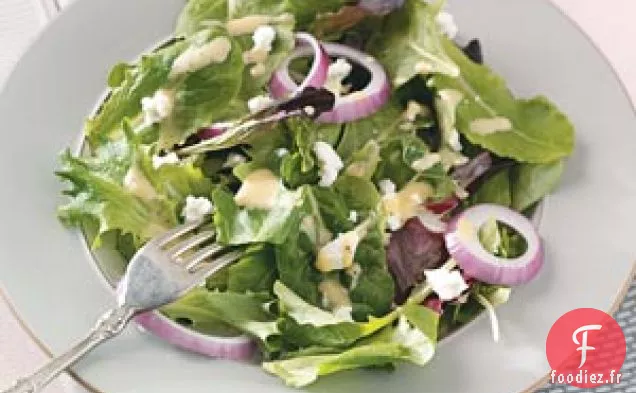 Salade Verte avec Vinaigrette à la Moutarde au Miel