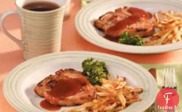 Côtelettes de Porc Sucrées et Acidulées