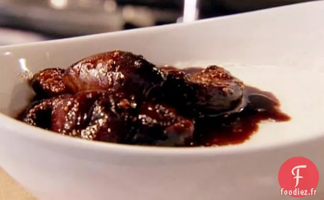 Panna Cotta aux Figues Rôties et Balsamique