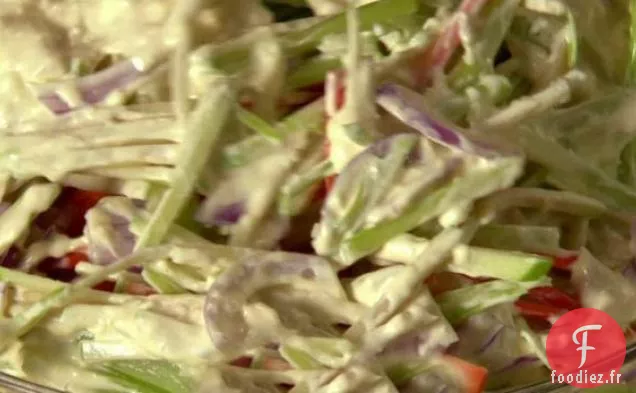 Tige de Brocoli et Salade de Carottes