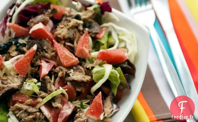 Kipper Fumé, Pamplemousse Et Chou Blanc