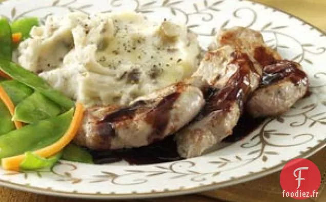 Médaillons de Porc Sauce Framboise-Balsamique
