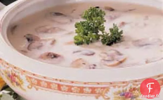 Soupe Rapide à la Crème de Champignons