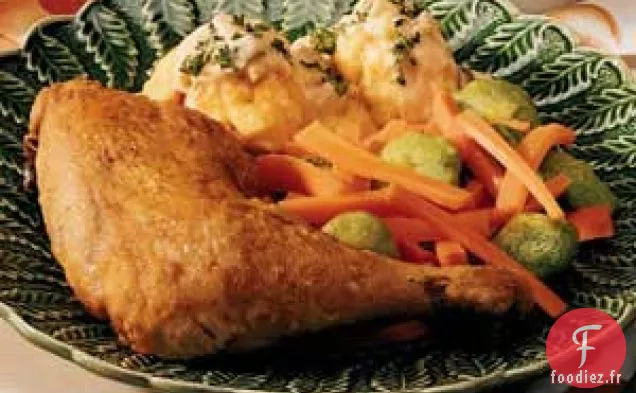 Boulettes de Poulet avec Sauce à la Crème Sure