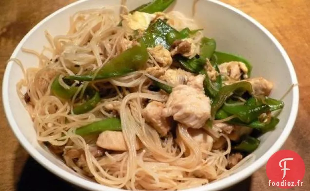 Nouilles De Riz Au Poulet