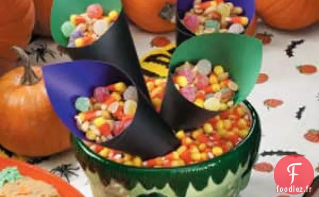 Grignotage d'Halloween Sucré et Épicé