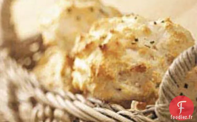 Biscuits à la Crème Sure et à la Ciboulette