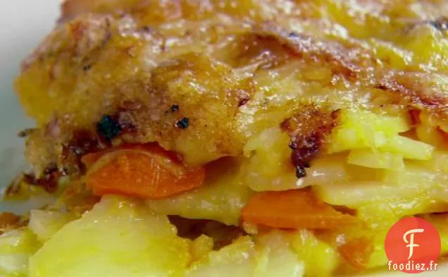 Gratin de Pommes de Terre aux Trois Fromages