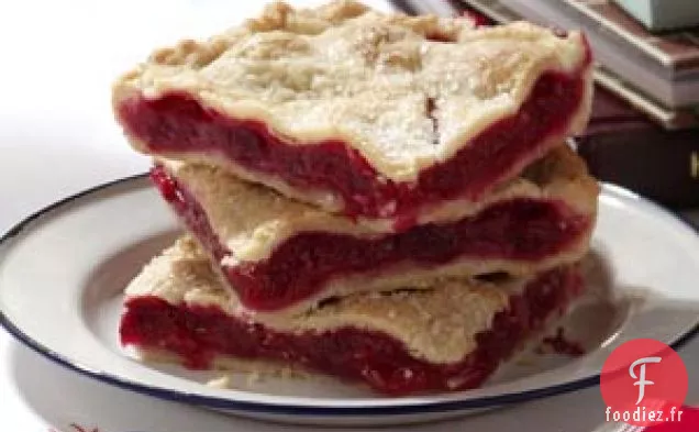 Carrés de Tarte aux Framboises