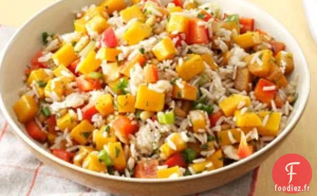 Salade de Courge Musquée Rôtie et Riz
