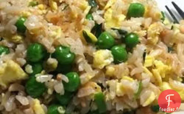 Riz Frit au Saumon Fumé de Maman