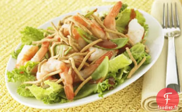 Salade de Crevettes Rapide