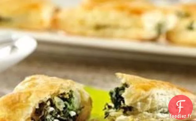 Mini-Calzones aux épinards et à la Feta