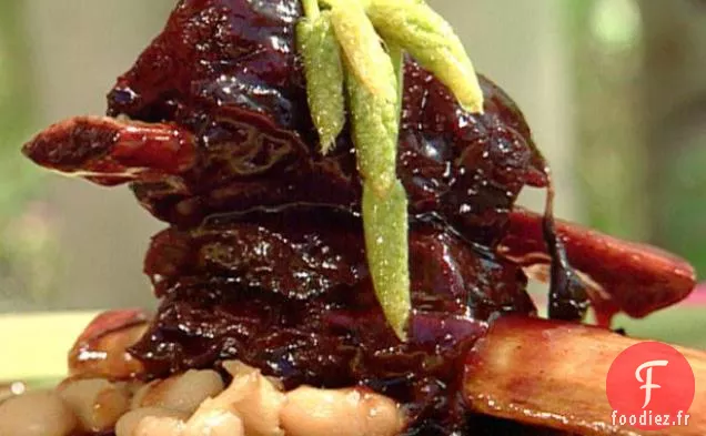 Côtes Levées Glacées et Braisées au Vinaigre de Xérès