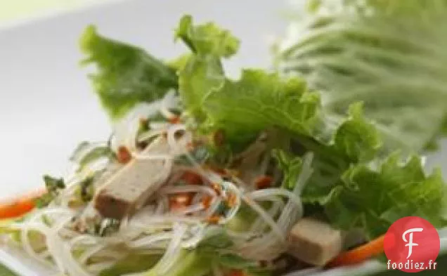Tofu Vietnamien - Wraps de laitue aux nouilles