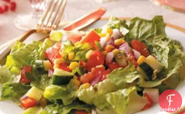 Salade de Gaspacho Colorée