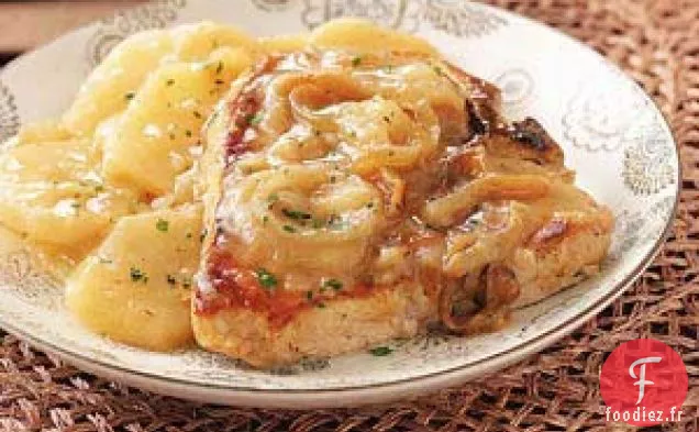 Côtelettes de Porc Cuites Lentement