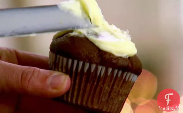 Cupcakes en Pain d'Épice avec Glaçage à l'Orange