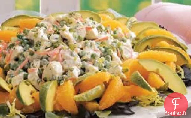 Salade de Poulet à l'Orange et à l'Avocat