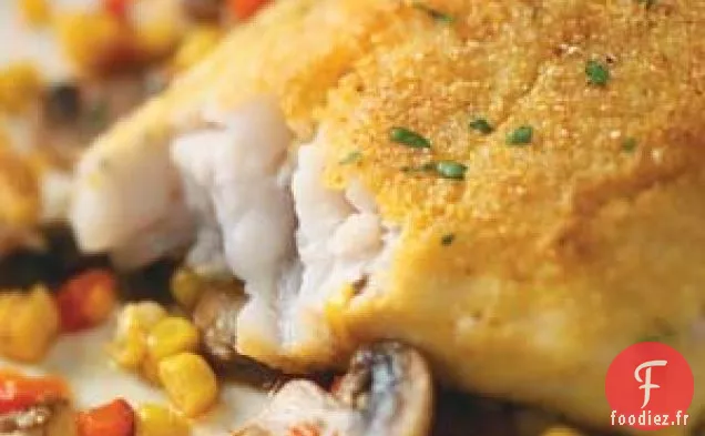 Doré Jaune en Croûte de Semoule de Maïs