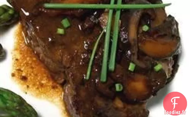 Filet de Bœuf au Beurre Brun Gingembre-Shiitake
