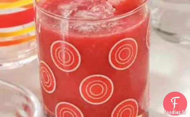 Slush à la Fraise et à la Pastèque
