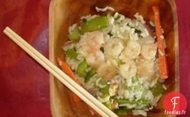 Riz Frit aux Crevettes I