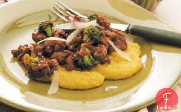 Saucisse Italienne à la Polenta