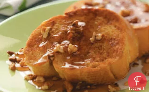 Pain Perdu au Beurre et aux Pacanes