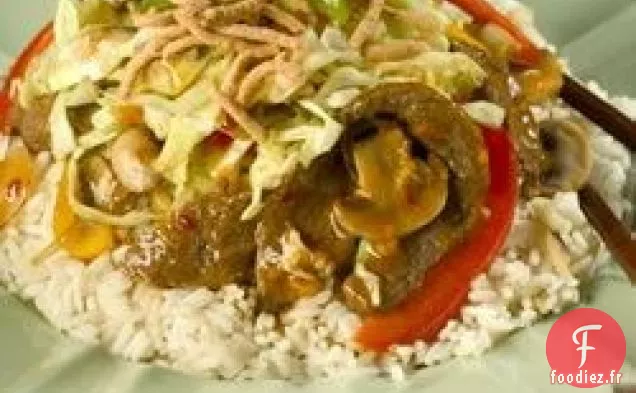 Sauté de bœuf poivré