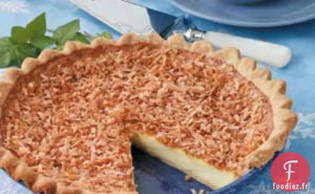 Tarte à la Crème à la Noix de Coco