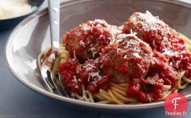 De Vraies Boulettes de Viande et des Spaghettis