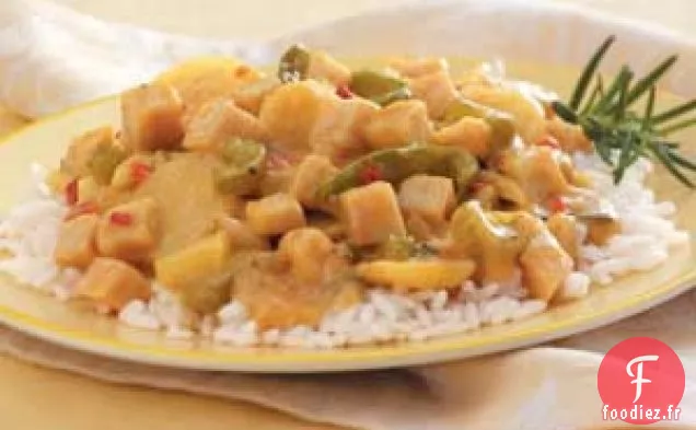 Poêle de Dinde au Curry