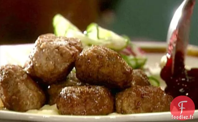 Boulettes de Viande Suédoises de Lena à la Sauce aux Airelles