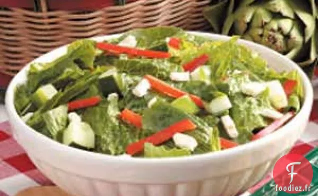 Salade Romaine Grecque