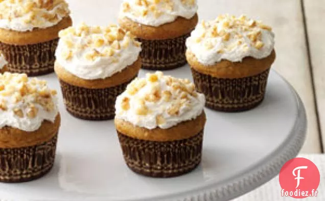 Cupcakes à la Tarte à la Citrouille