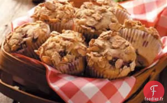 Muffins aux Amandes et Baies