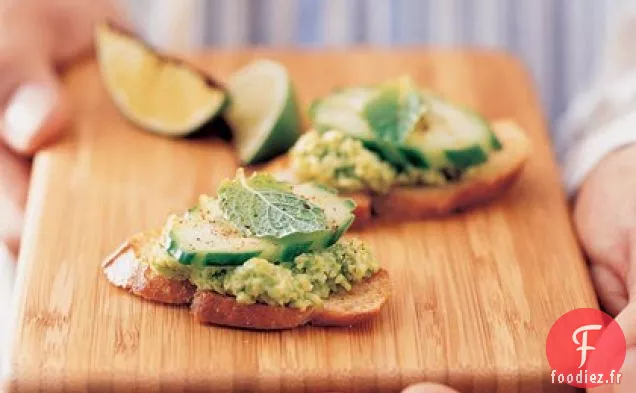 Crostini de Soja-Menthe