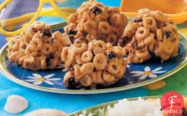 Bouchées de Céréales Au Caramel