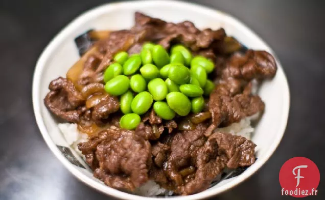 Gyudon (bol de riz au bœuf)