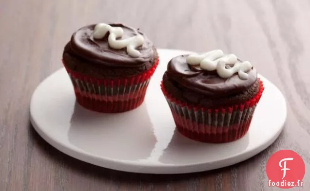 Cupcakes Devil's Food avec Glaçage au Chocolat