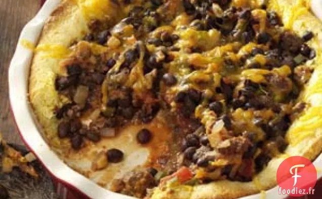 Tarte au Tamale aux Haricots Noirs