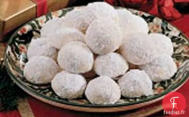 Cookie Boules de Neige au Citron