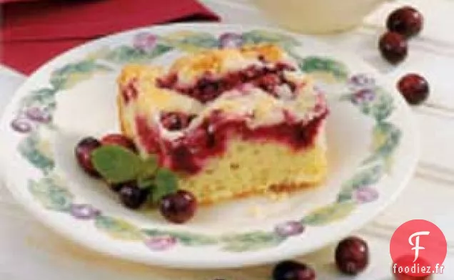 Gâteau aux Miettes de Canneberges